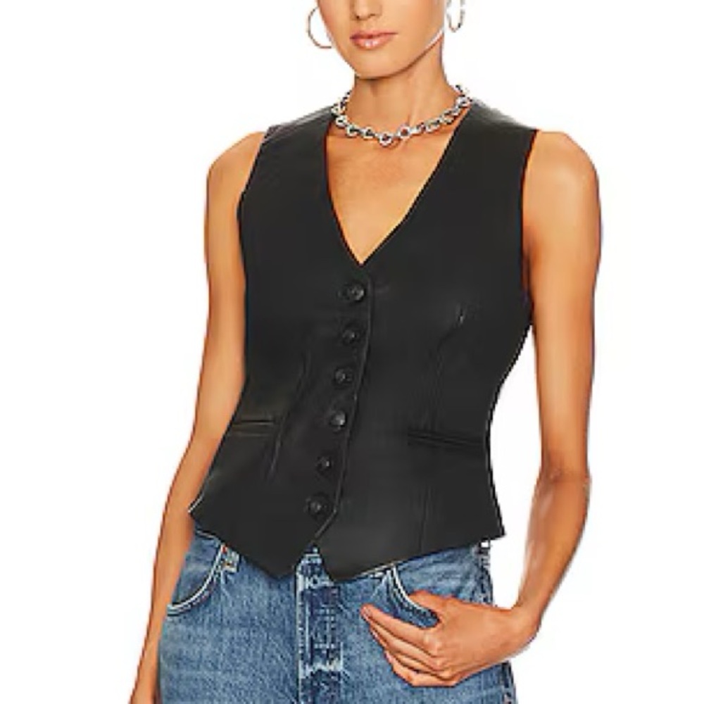 Rag & Bone Vanessa Leather Vest